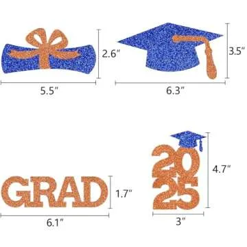 Graduation Centerpiece Table Sticks for Class 2025 Decoration
