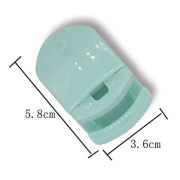 2 Pieces Mini Eyelash Curlers Portable Lash Curlers Travel Plastic Eyelash Curlers Eyelash Curlers W...