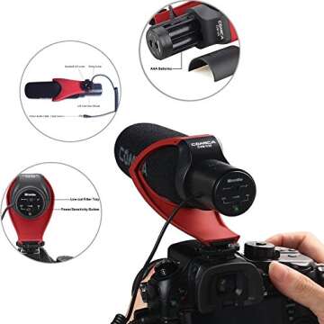 Comica CVM-V30 Shotgun Microphone - Lightweight & Effective