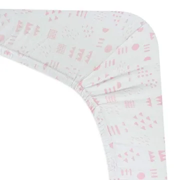 HonestBaby Organic Crib Sheets Fitted for Cribs and Bassinets