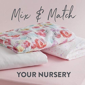 HonestBaby Organic Crib Sheets Fitted for Cribs and Bassinets