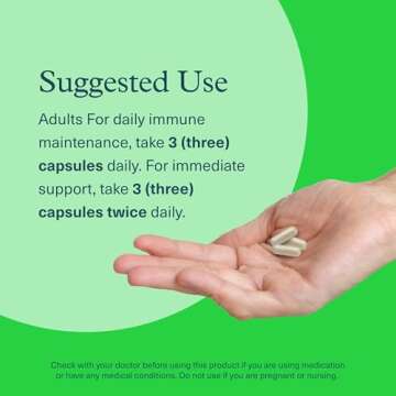 Youtheory Immune+ Daily Wellness - Vegetarian Immune Support Supplement with Vitamin C, Vitamin D3 & Zinc* - Mushroom Supplement with Turkey Tail, Cordyceps & Reishi - 60 Vegetarian Caps