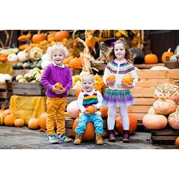 Simplicity Rainbow Tutu Dresses for Toddler Girls