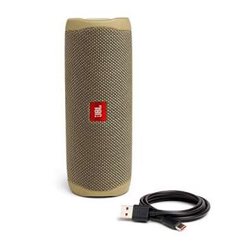 JBL FLIP 5, Waterproof Portable Bluetooth Speaker, Sand