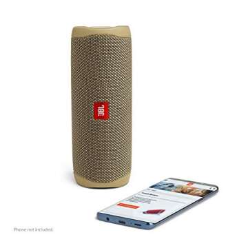 JBL FLIP 5, Waterproof Portable Bluetooth Speaker, Sand