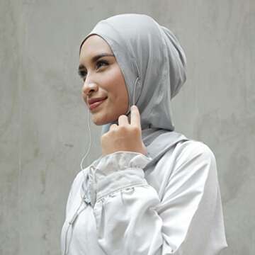 ATTIQA Sport Hijab for Women - Lightweight Dri-Fit Scarf