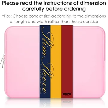 Stylish CCPK Laptop Sleeve for MacBook and 14-Inch Laptops