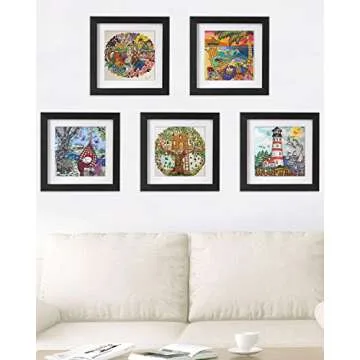 Blissful Scenes Adult Coloring Book with 50 Designs