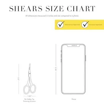 Tweezerman Pet Grooming Scissors for Safe Trimming