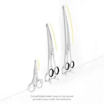 Tweezerman Pet Grooming Scissors for Safe Trimming