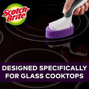 Scotch-Brite Glass Cooktop Cleaning Wand & Pads 1+2