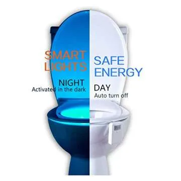 Witshine Toilet Night Light 2 Pack for Colorful Fun