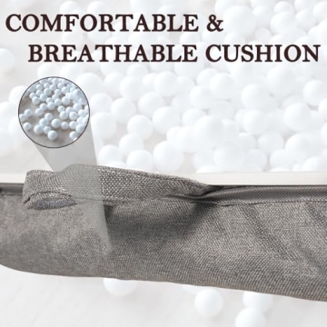 White Marble Lap Desk - Portable & Comfortable for Laptops