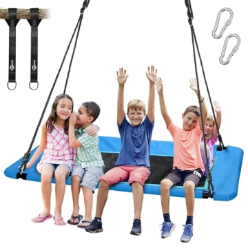 Trekassy 700lbs Rectangle Tree Swing for Kids and Adults