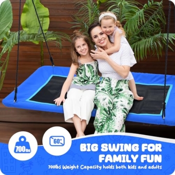 Trekassy 700lbs Rectangle Tree Swing for Kids and Adults
