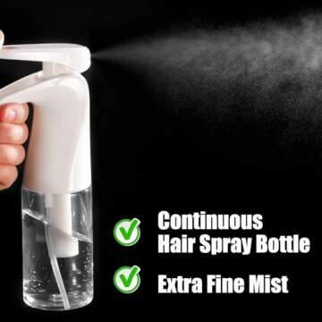 Pimoys Hair Care Applicator & Spray Set for Hair Styling