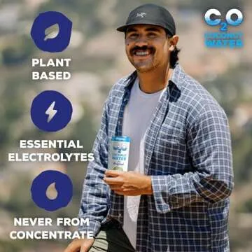 C2O Coconut Water - Original Flavor for Natural Hydration