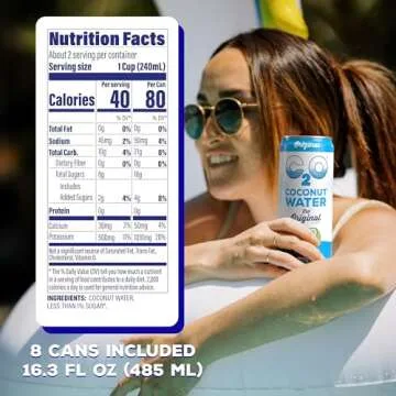 C2O Coconut Water - Original Flavor for Natural Hydration