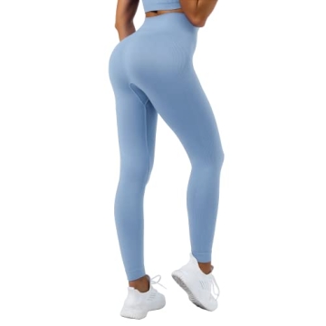 Sportneer Women's Stylish Workout Set | 2 Piece Ribbed Fashion