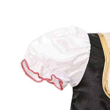 Wizland Girls Pirate Costume for Age 7-8 Perfect for Dress Up