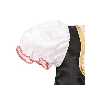 Wizland Girls Pirate Costume for Age 7-8 Perfect for Dress Up