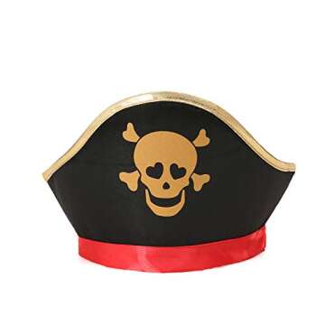 Wizland Girls Pirate Costume for Age 7-8 Perfect for Dress Up