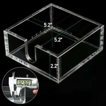 LotFancy Acrylic Napkin Holder for Home and Parties