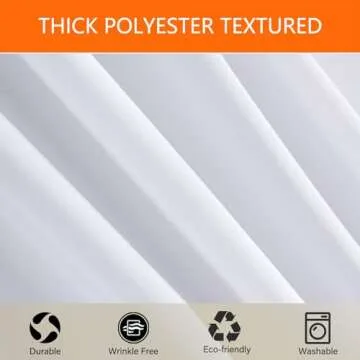 Hstbgdlk 4FT Fitted Tablecloth - Water Resistant for Parties