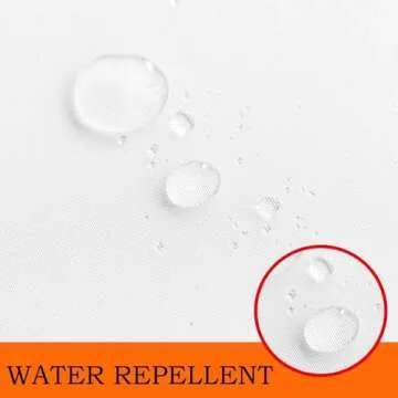 Hstbgdlk 4FT Fitted Tablecloth - Water Resistant for Parties