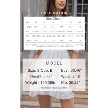 EXLURA Women's Summer Flowy Mini Sundress Elegant Versatile