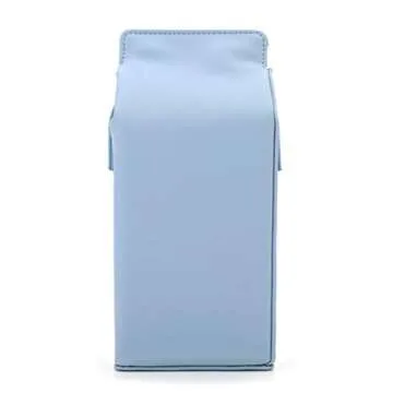 COLORSTYLE Women Milk Bottle Box Wallet Small Crossbody Bag Cell Phone Purse Shoulder Bags(Blue)