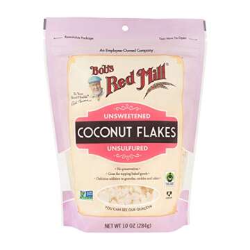 Bob's Red Mill Coconut Flakes, 10oz (Pack of 4) - Non GMO, Fair Trade Certified, Vegan, Paleo Friend...