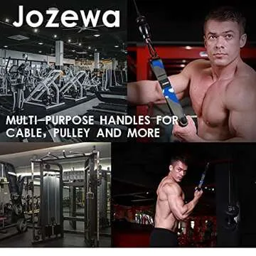 Durable Exercise Handles for Home Gym Use - Jozewa