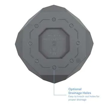 Bloem Tuxton Modern Hexagon Small Planter 10"