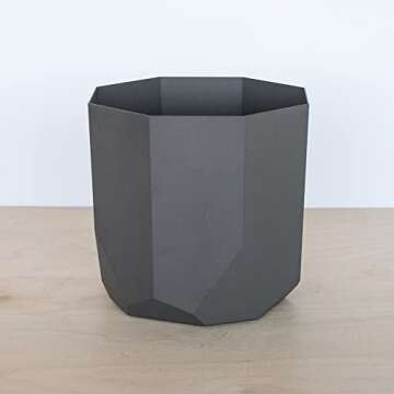Bloem Tuxton Modern Hexagon Small Planter 10"