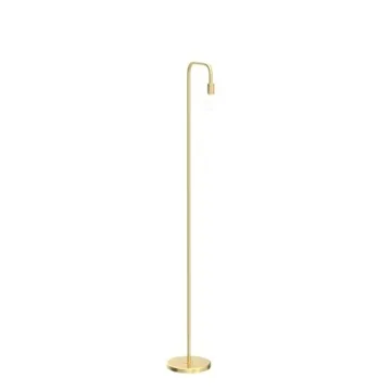Globe Electric 67068 Holden 70" Floor Lamp, Matte Brass, in-Line On/Off Foot Switch