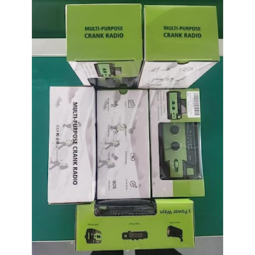 4000mAh Emergency Radio with Solar & Hand Crank Features