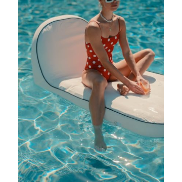 Business & Pleasure Co. Pool Lounger - Luxurious & Durable Float