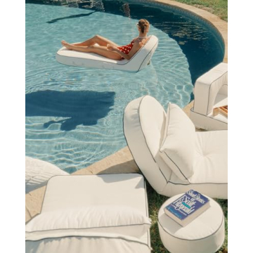 Business & Pleasure Co. Pool Lounger - Luxurious & Durable Float