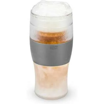 Host Freeze Beer Glass - 16 oz Gel Chiller
