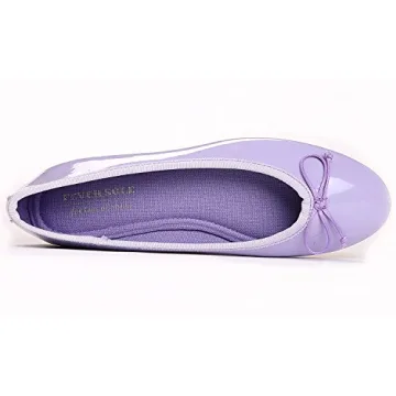 Trendy FEVERSOLE Ballet Flats with Memory Foam Comfort