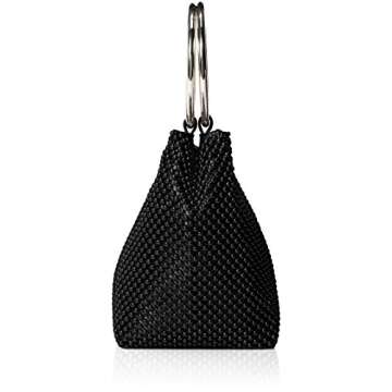 Jessica McClintock Womens Gwen Ball Mesh Clutch