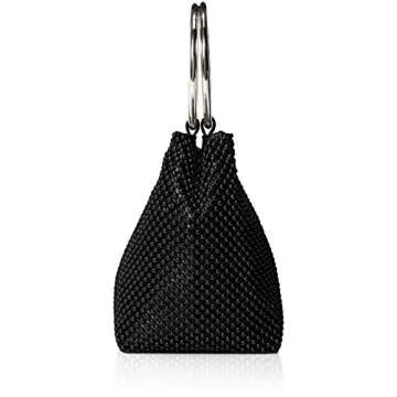 Jessica McClintock Womens Gwen Ball Mesh Clutch