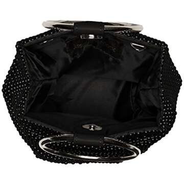 Jessica McClintock Womens Gwen Ball Mesh Clutch