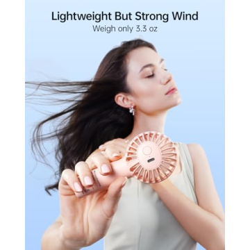 SWEETFULL Mini Portable Fan Powerful Handheld Fan