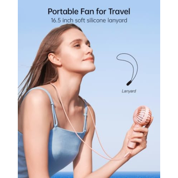 SWEETFULL Mini Portable Fan Powerful Handheld Fan
