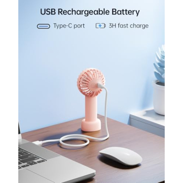 SWEETFULL Mini Portable Fan Powerful Handheld Fan