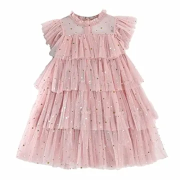 TTYAOVO Girls Little Stars Party Dress 2-3 Years