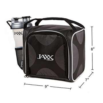 Fit & Fresh Jaxx Fit Pack Meal Prep Bag, Standard, Silver