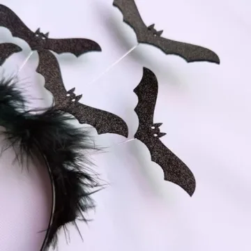 Halloween Bat Headbands Set for Cosplay & Parties